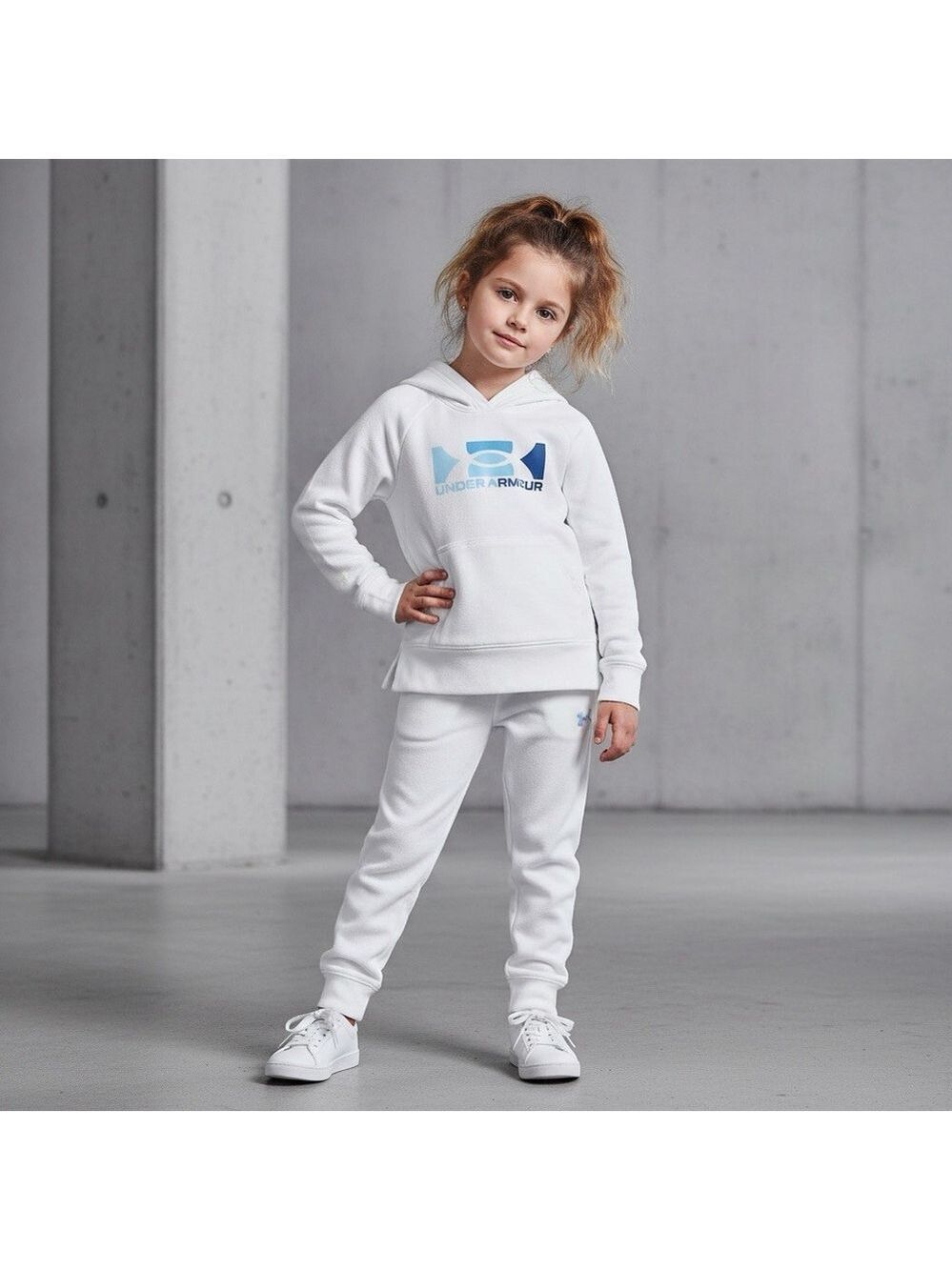Under Armour UA Fleece Logo Girls Hoodie, Youth Small